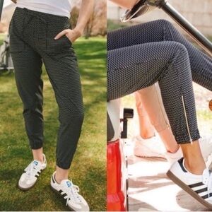 Albion DASH JETSETTERS Black/White Lightweight Joggers Size MT